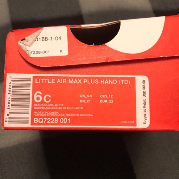 Air Max Plus Infant 6c - Picture 4 of 4